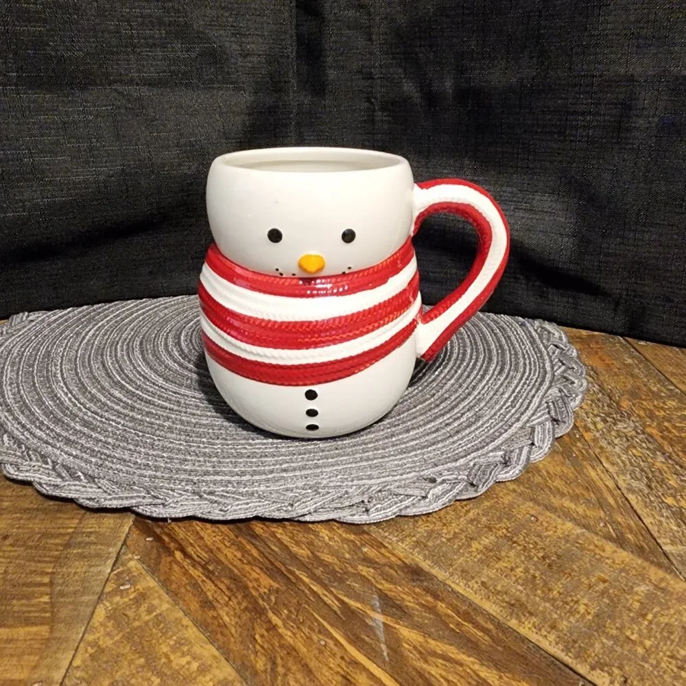Snowman Mug - Vase / Planter